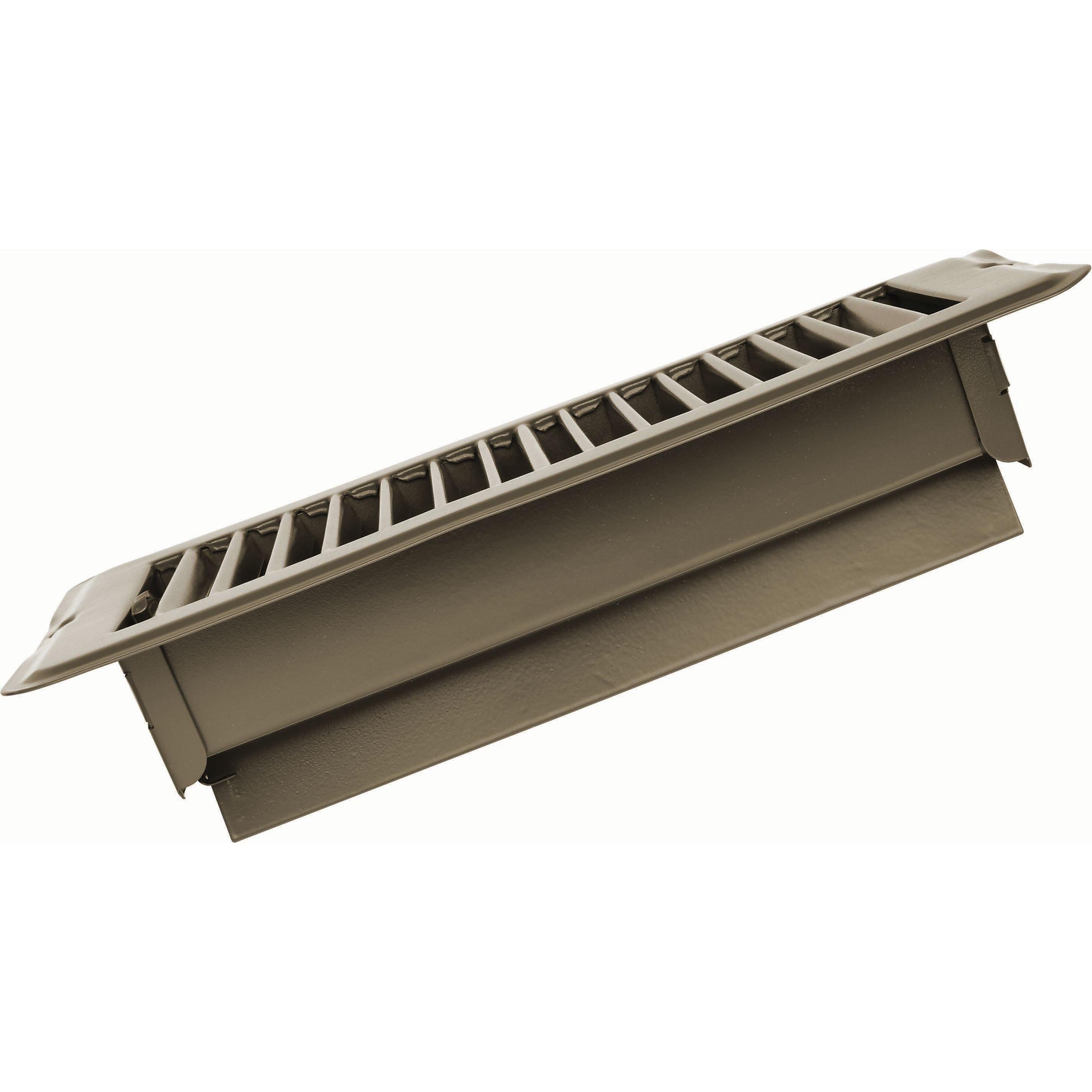 Vent Register, Tan, Metal, Damp 4"x8"