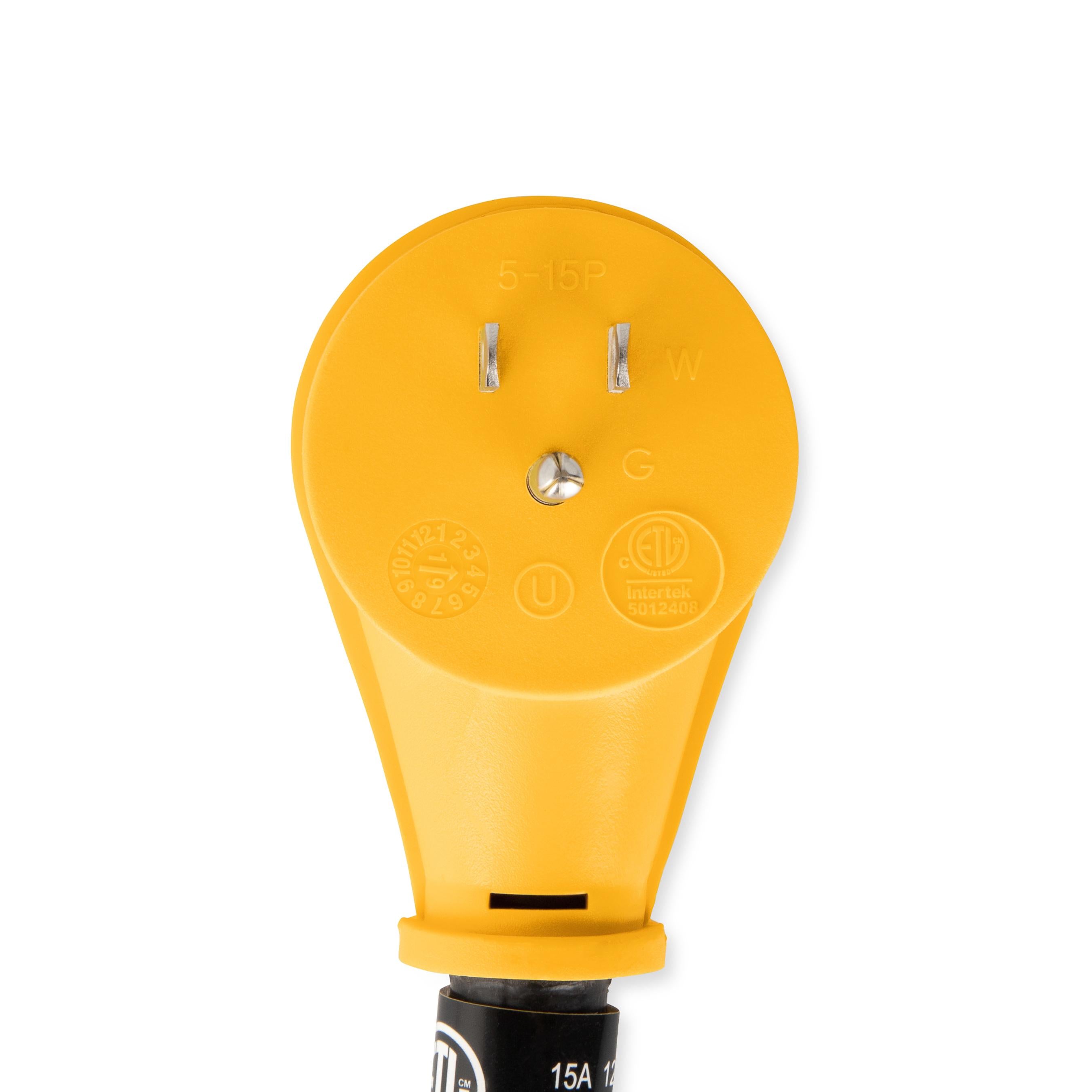 Camco Power Grip 12" Dogbone 12", 15AM/30AF, 125V/1875W, cETL