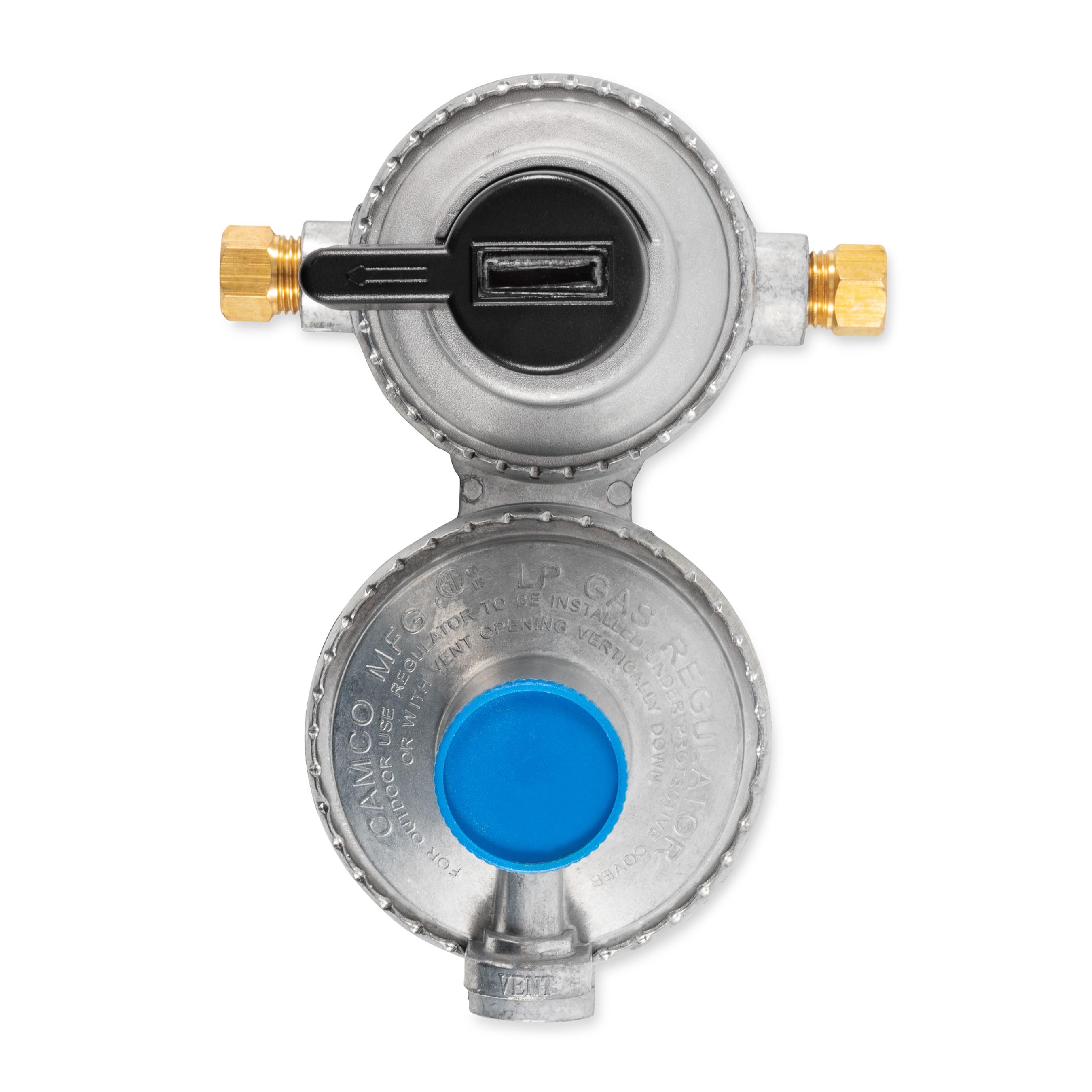 Camco Propane Double-Stage Auto-Changeover Regulator