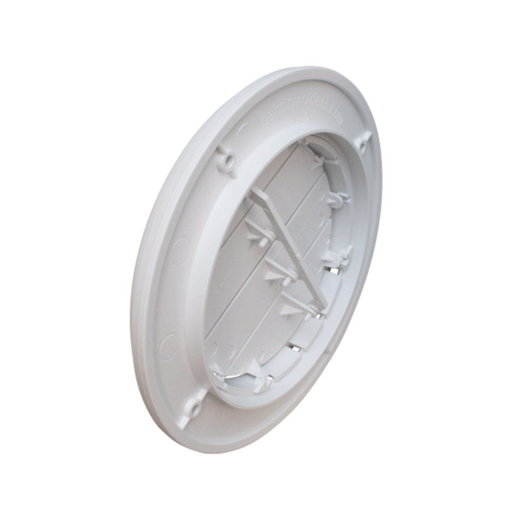 CoolVent Adjustable Ceiling Vent, .25 Flange, Polar White