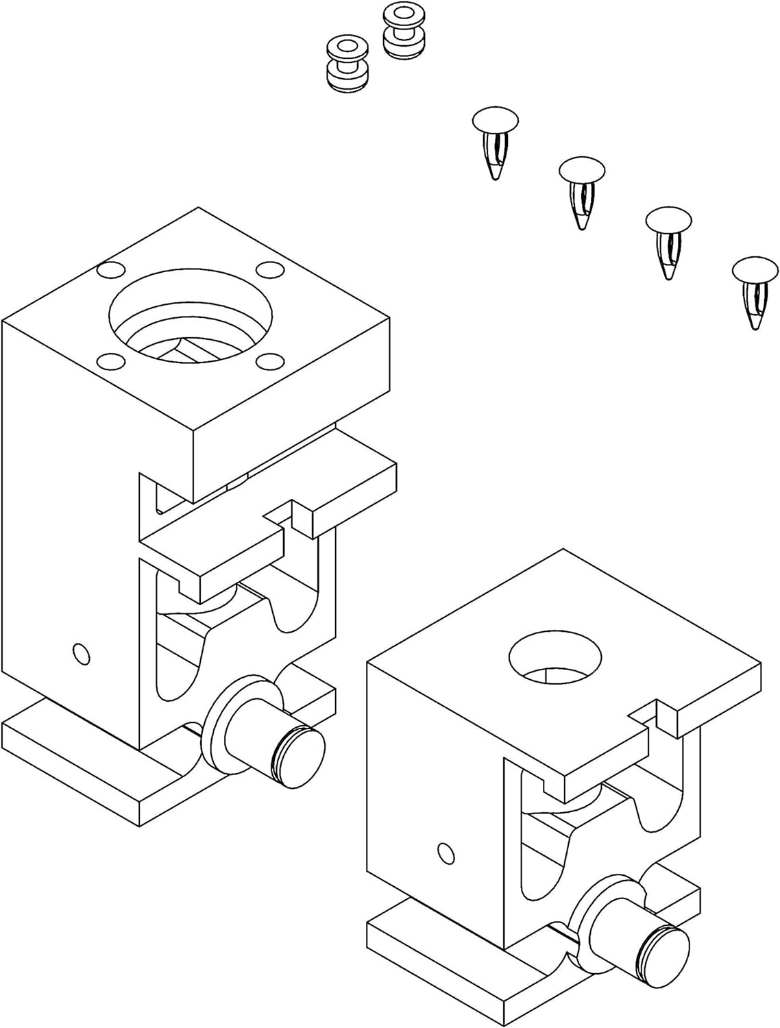 Lippert Replacement In-Wall Slide-Out Standard Bearing Block Kit #379060