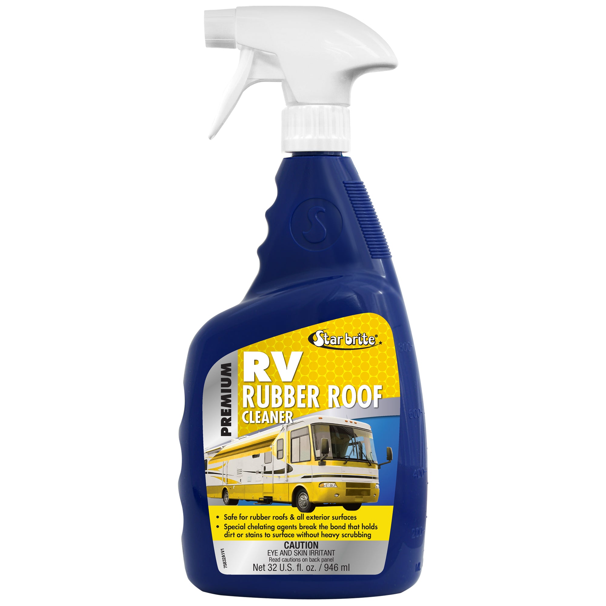 Premium RV Rubber Roof Cleaner 32 oz Spray