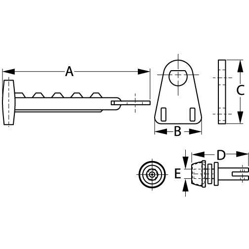 Sea-Dog, Side Vent Adjuster Kit, Nylon