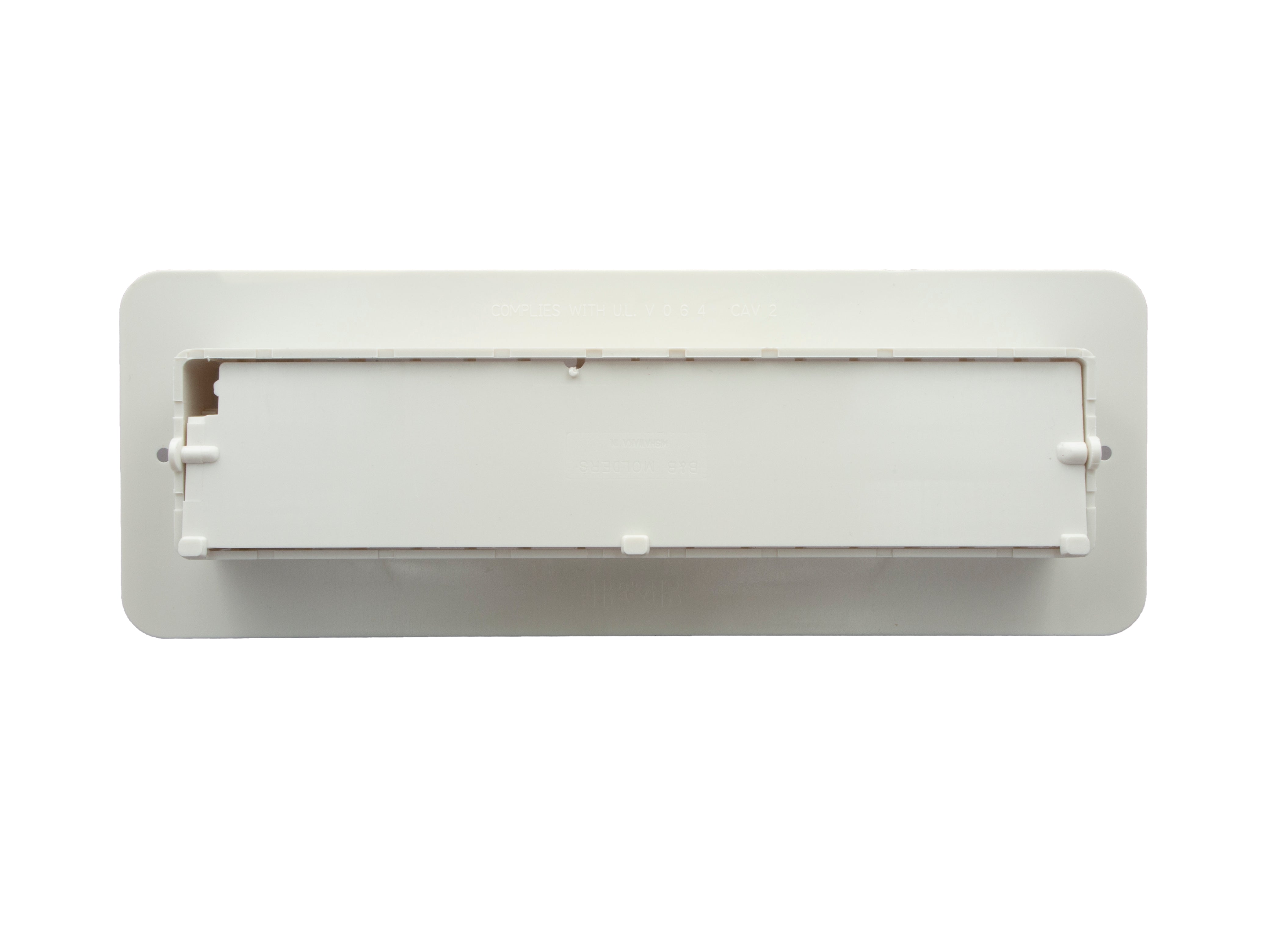 865-94259 Floor Register, w/ Damper, Polar White