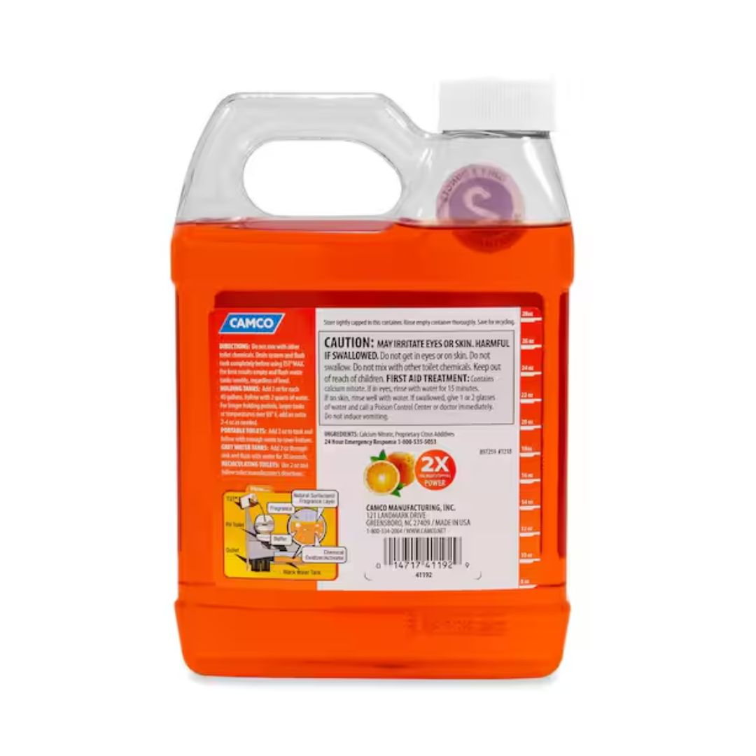 Camco TST MAX Orange Power Toilet Treatment, 32oz (E/F)